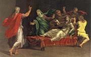 MAZZOLA BEDOLI, Girolamo The evangelist Johannes awakes Drusiana of the dead Sweden oil painting artist